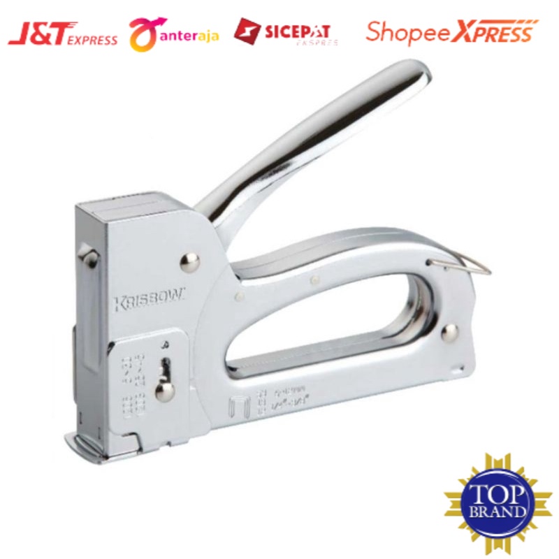 

Krisbow Stapler Tembak 6 - 12 mm 2in1 Silver Staples