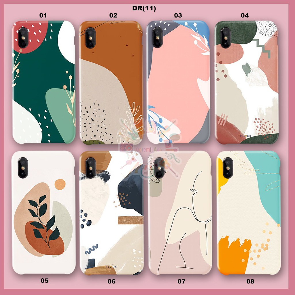 DA11 CASE CASING HARDCASE SILIKON CUSTOM GAMBAR ABSTRAK SAMSUNG VIVO