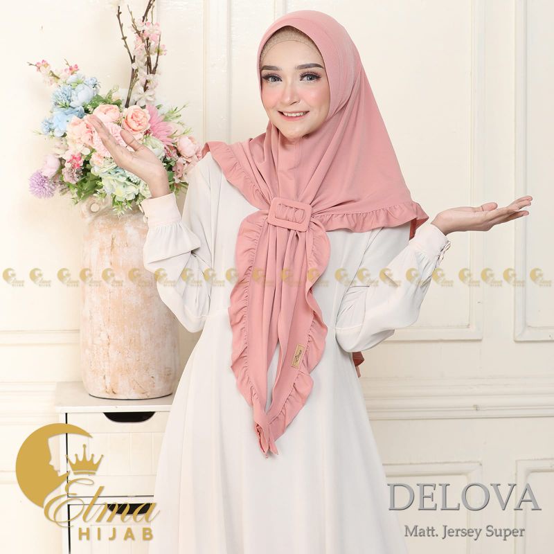 Hijab Instan Gesper Delova Rempel Pad By Elma Hijab