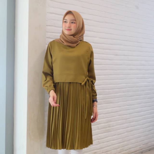 TUNIK INES/ INESSA prisket remple/TERLARIS/ PROMO/BEST SELLER  QUALITY/