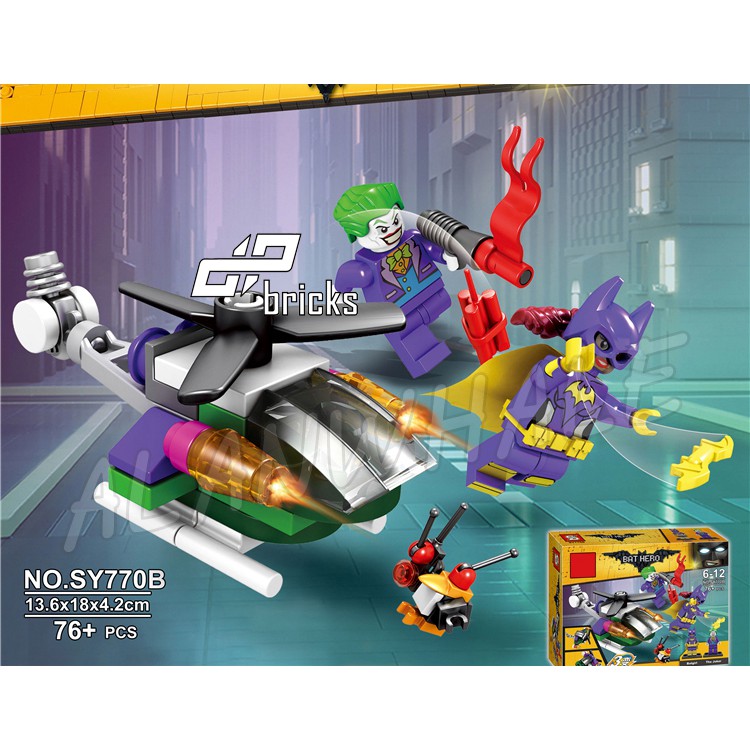 LEGO Batman SY 770B Batgirl & The Joker 3 In 1