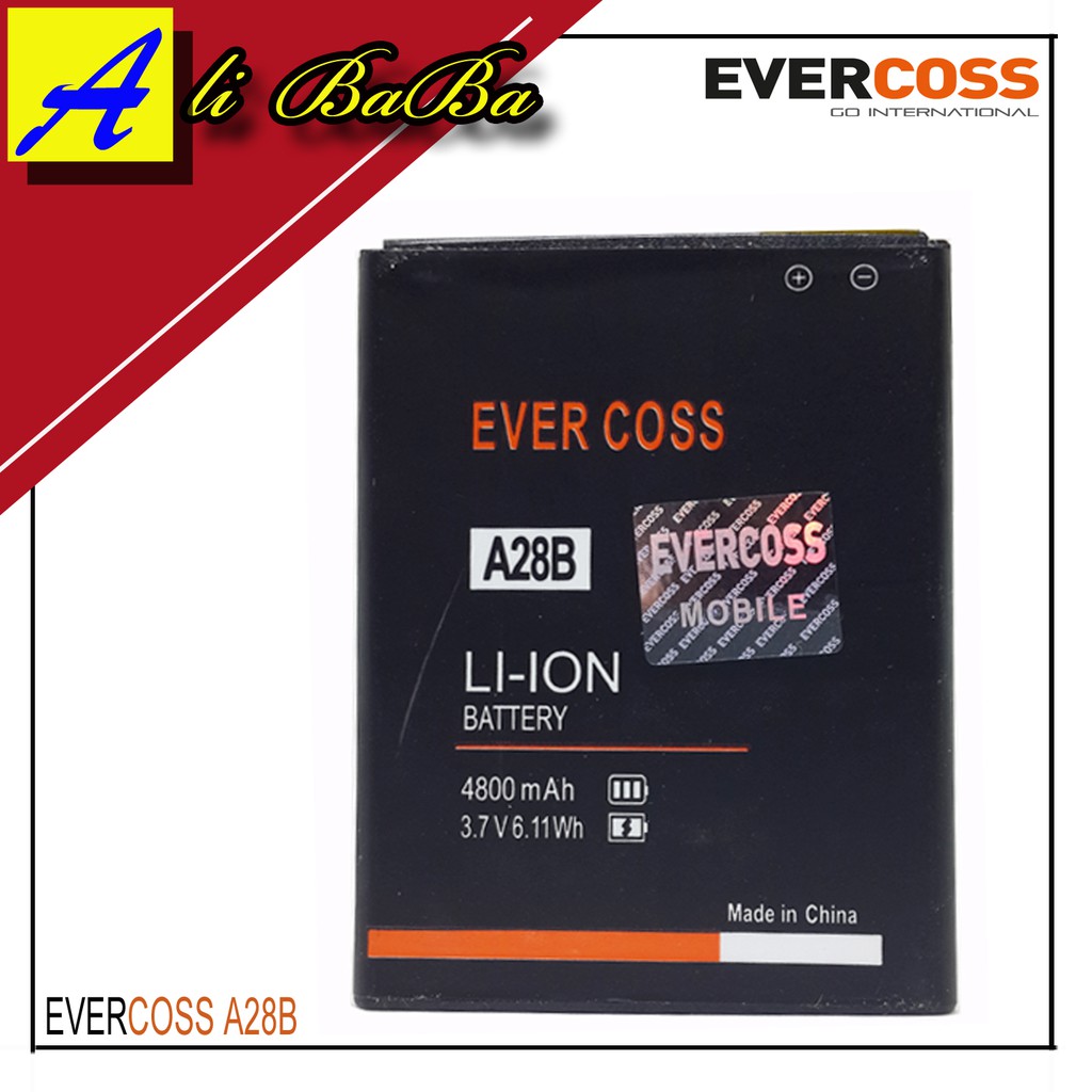 Baterai Handphone Evercoss A28B Double Power Evercoss Original OEM Batre HP Battery Evercoss A28B