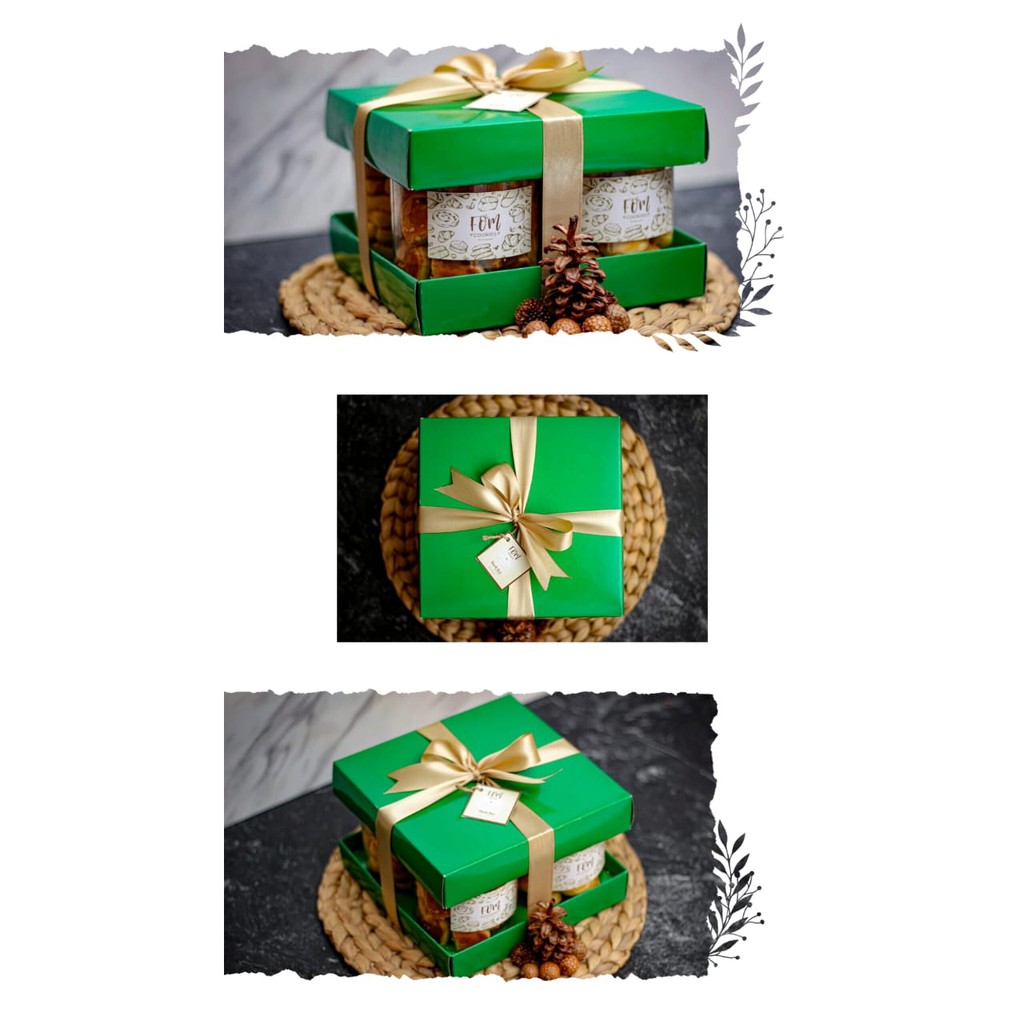 

[PAKET] KUE KERING HAMPERS LEBARAN (ISI 4) FOM COOKIES
