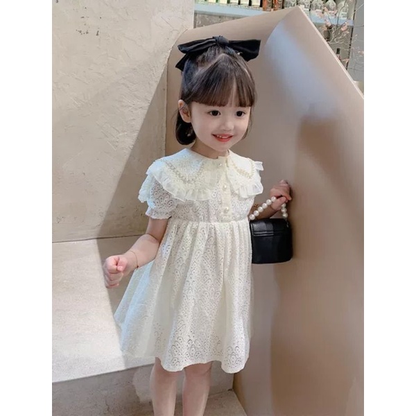 TD. 5067 Dress brukat anak perempuan / Dress brukat anak cewek /Dress anak perempuan