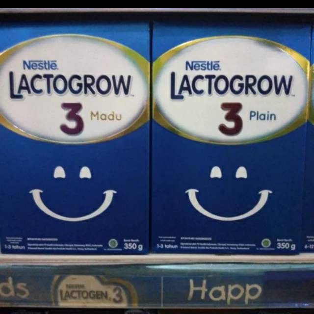 Lactogrow 3 350gr rasa plain / madu