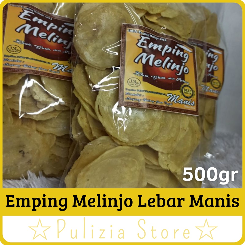 

EMPING MELINJO MANIS MENTAH BENGOL 1/2KG KUALITAS SUPER