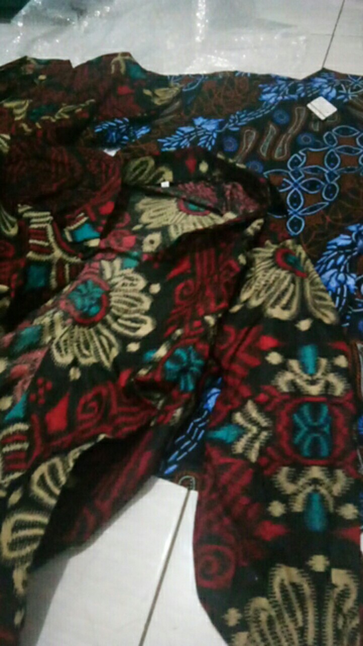 Couple Batik Ayah Anak Motif Kecubung Size Anak Terlengkap