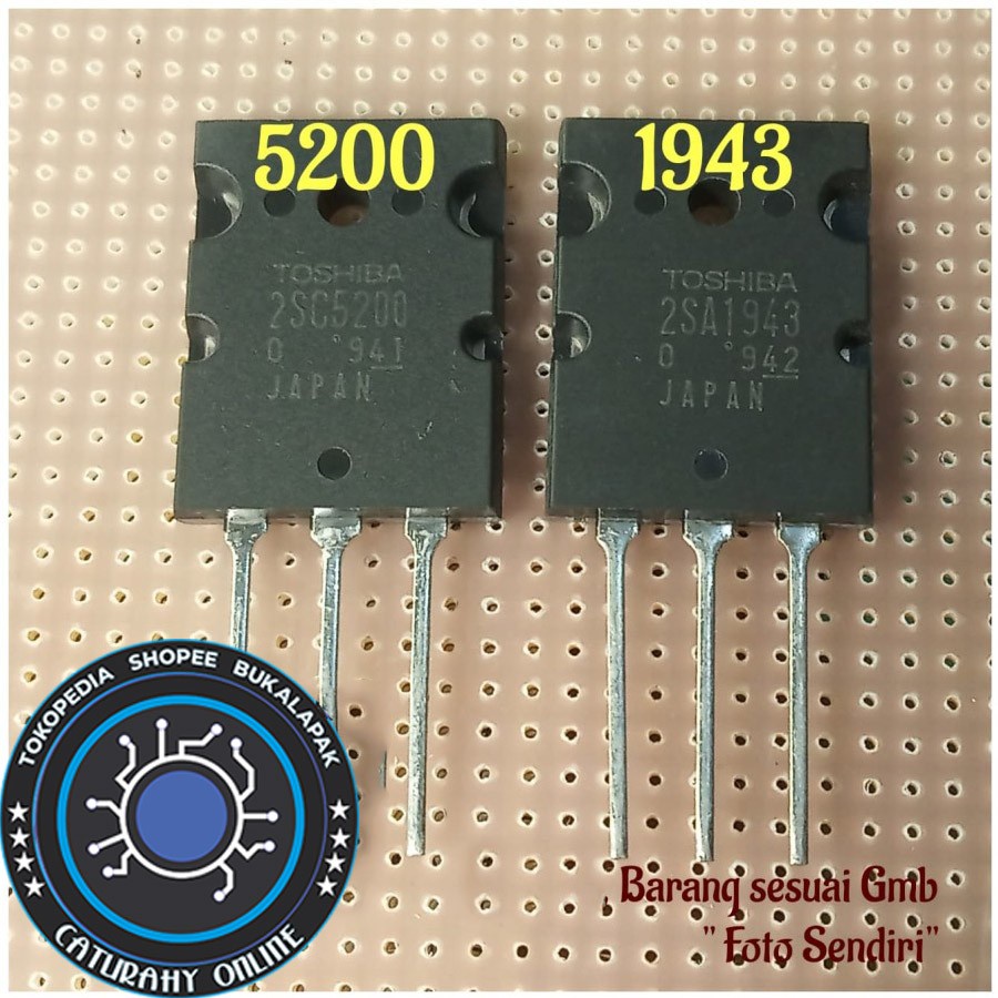 transistor npn 2sc5200 2sa1943 Toshiba 2sc 5200 2sa 1943 npn1