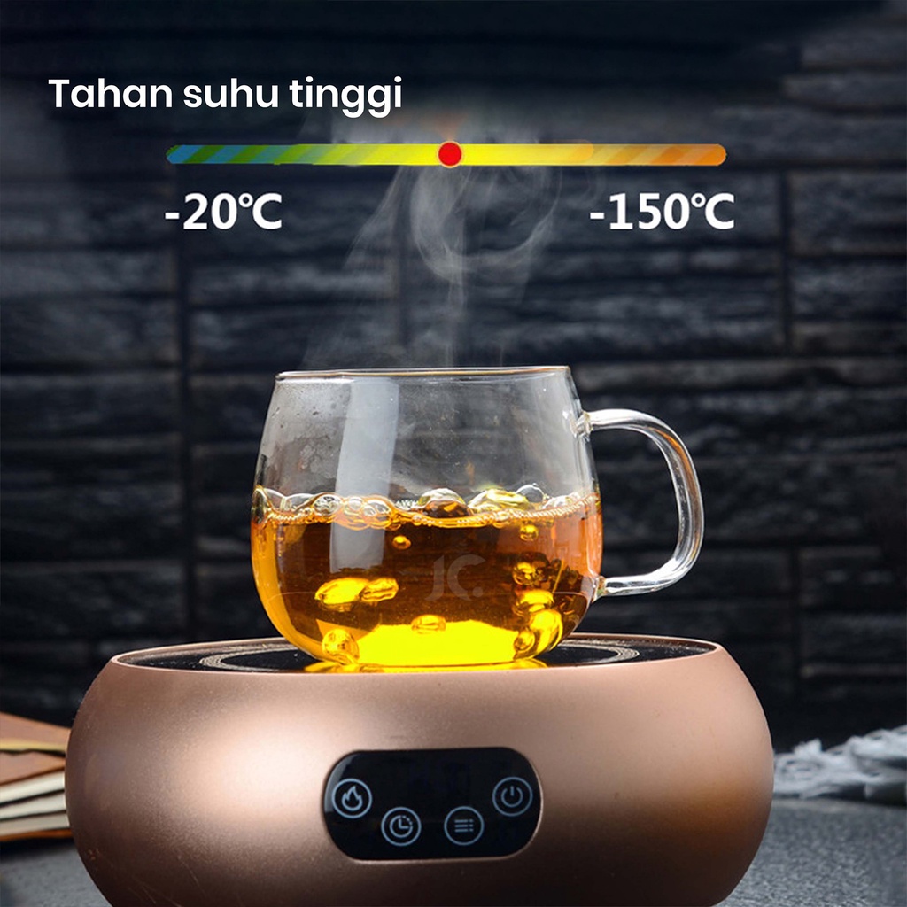 TEA POT GLASS INFUSER 300ML | TEKO TEH SARINGAN KACA - 7A-F016