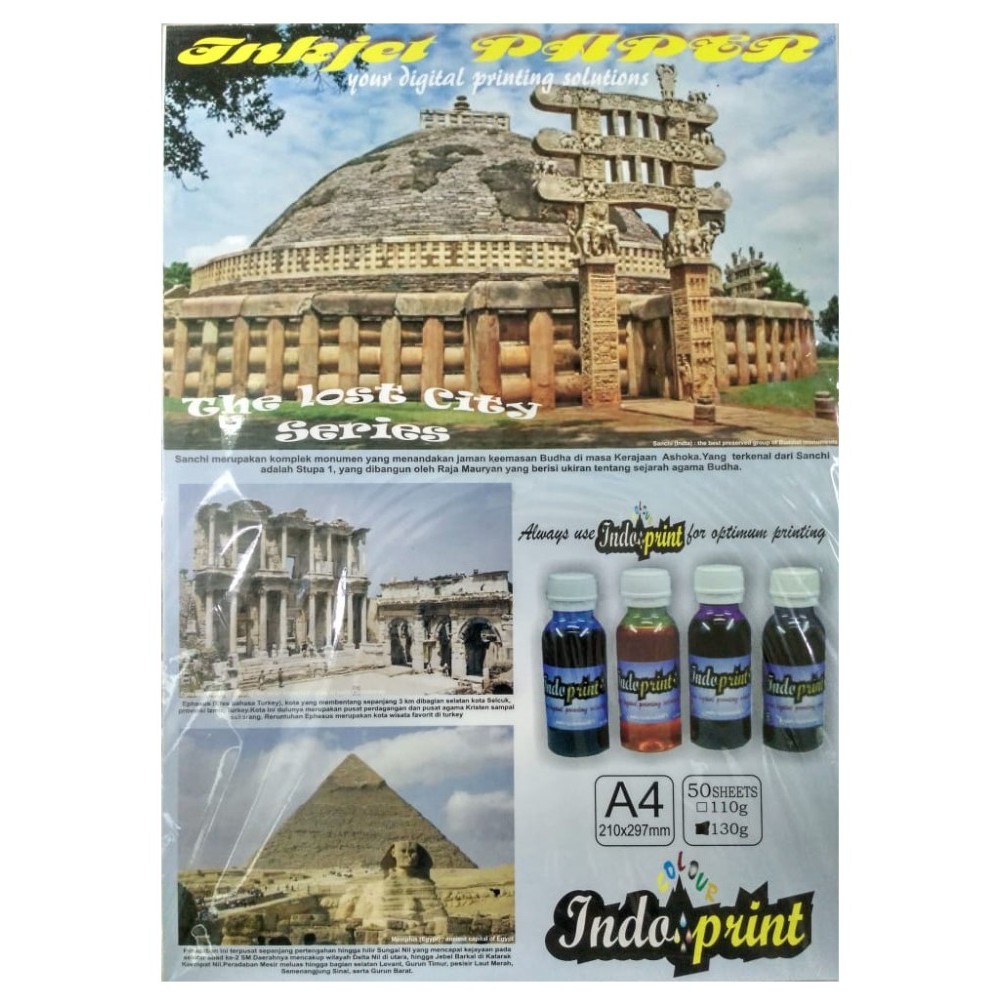 

INDOPRINT INKJET PAPER A4 130G