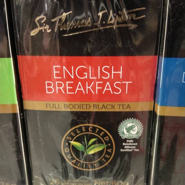 

Teh lipton stl label tea