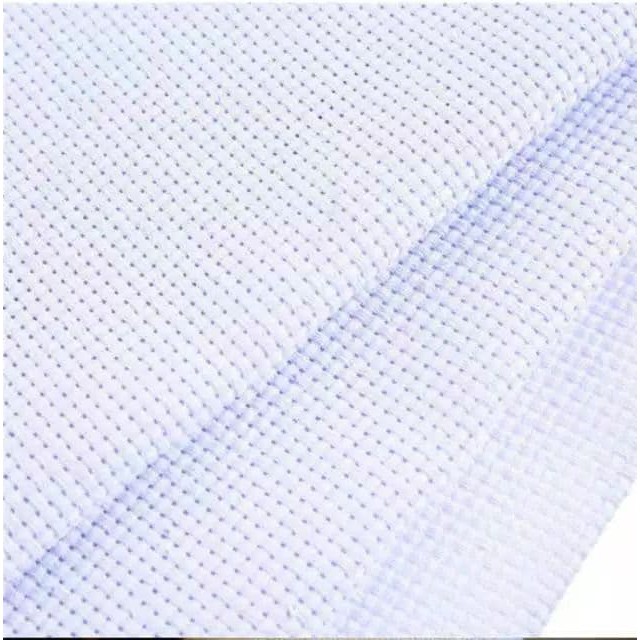 Kain Strimin Keras Aida / Kain Sulam 11CT / Embroidery Cloth Cross Stitch Besar