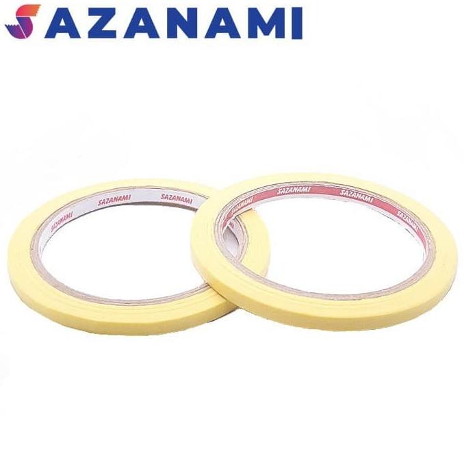 

1 PACK Lakban Kertas Masking Tape 1/4" Inch 6mm x 21m Sazanami 48 ROLL