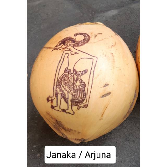 Gambar Wayang Janaka Dan Srikandi Di Kelapa Karena bagi 