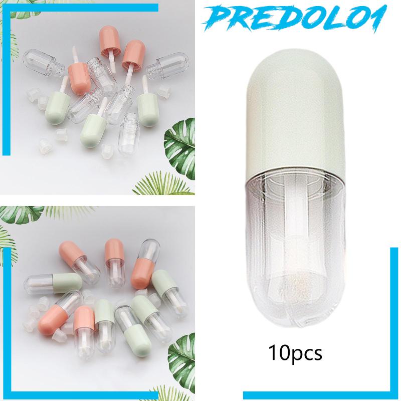 10Pcs Lip Gloss Container with Insert Stoppers for DIY Cosmetic Samples