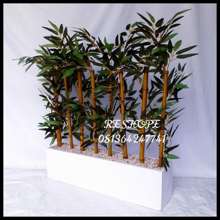 bunga plastik/bambu/pohon hias/partisi bambu artificial/bunga hias