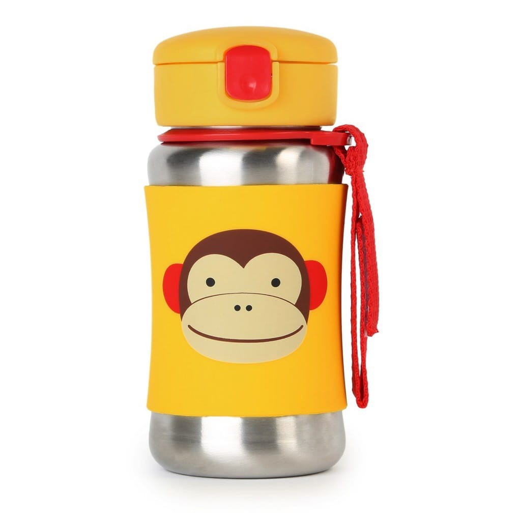 Skip Hop Zoo Straw Bottle Monkey 350ml Botol Minum 879674021204