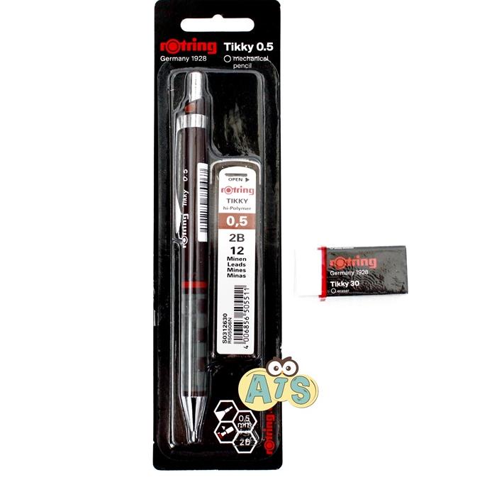

Diskon Merakyat Set Pensil Rotring Dengan Lead dan Penghapus
