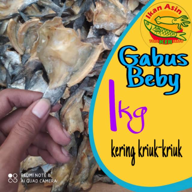 

Ikan asin Gabus beby-1kg