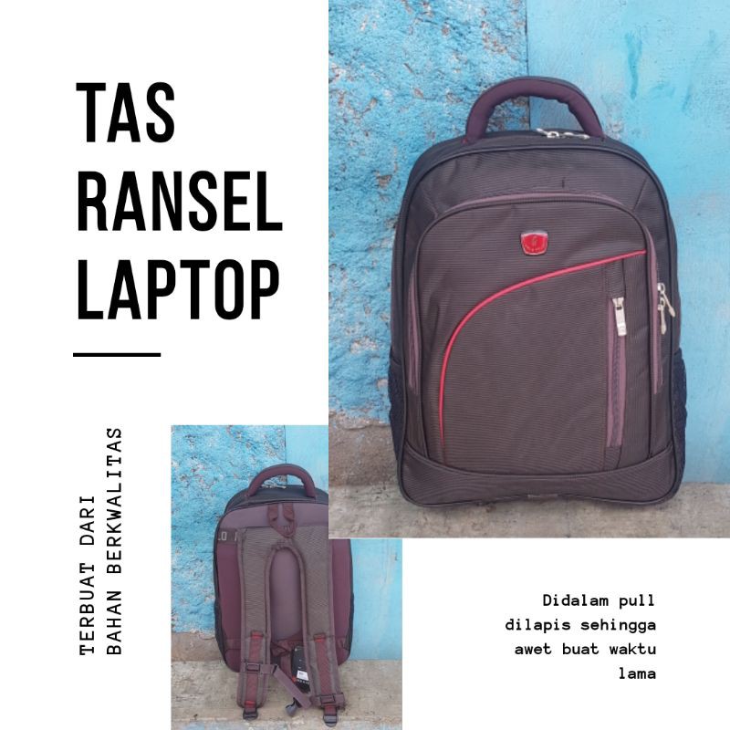 Tas Ransel Sekolah Tas Laptop Pria Wanita Tas Travel Tahan Air Keren Pria Wanita Ransel Warna Solid Anak Perempuan Anak Laki-laki Tas Pelajar Wanita Lucur