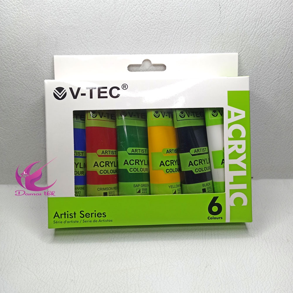 

Cat Acrylic V-Tec Acrylic Colours Set 6 Colours 35ml VT-635A