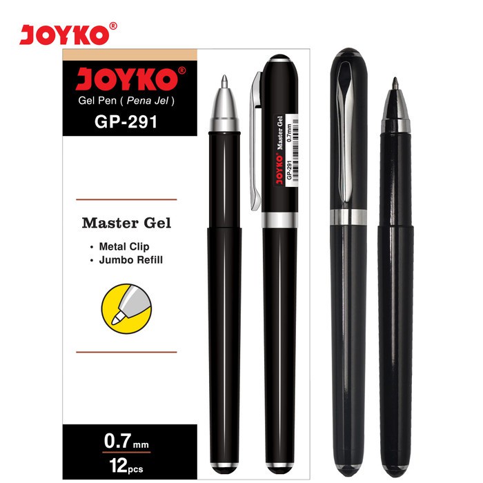 

Pulpen | Pen Gel Joyko Master Gel GP-291 0.7 mm