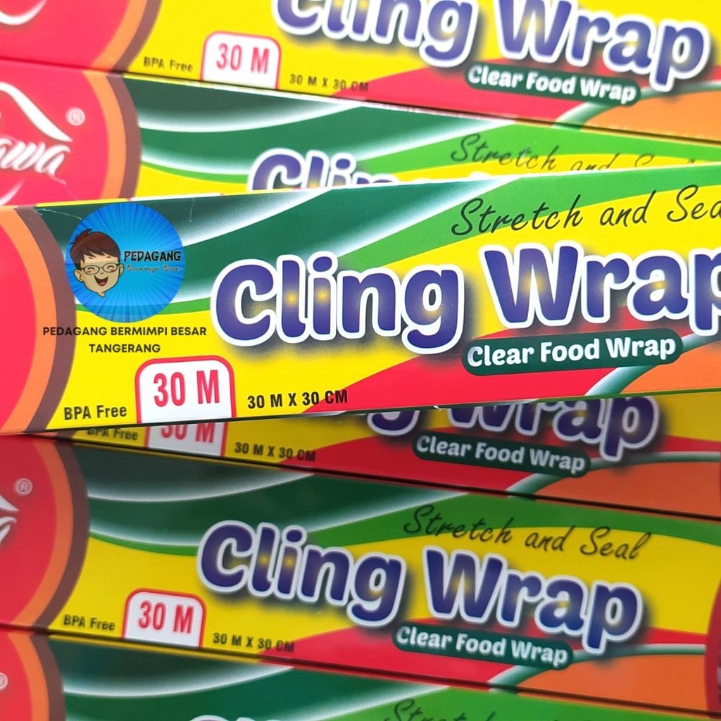 Cling Wrap Plastik Wrap Wrapping Makanan Sukawa 30m x 30cm Food Grade BPA Free