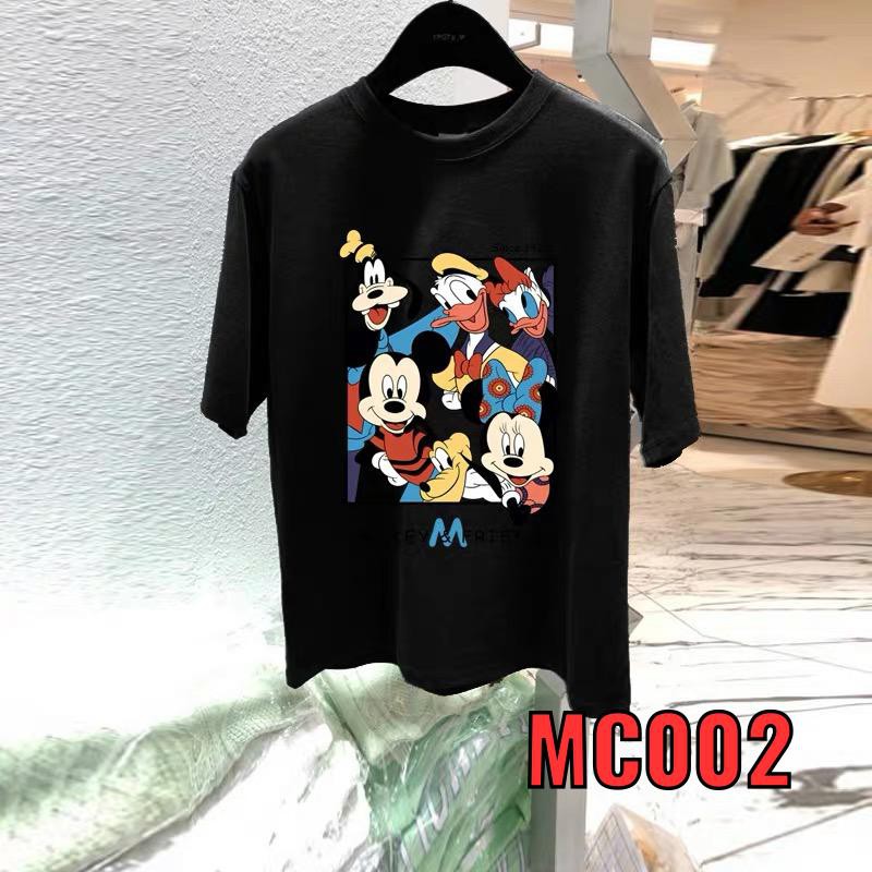 Oversize Tee Tshirt Model Longgar Utk Wanita Motif Mickey Mouse MC002