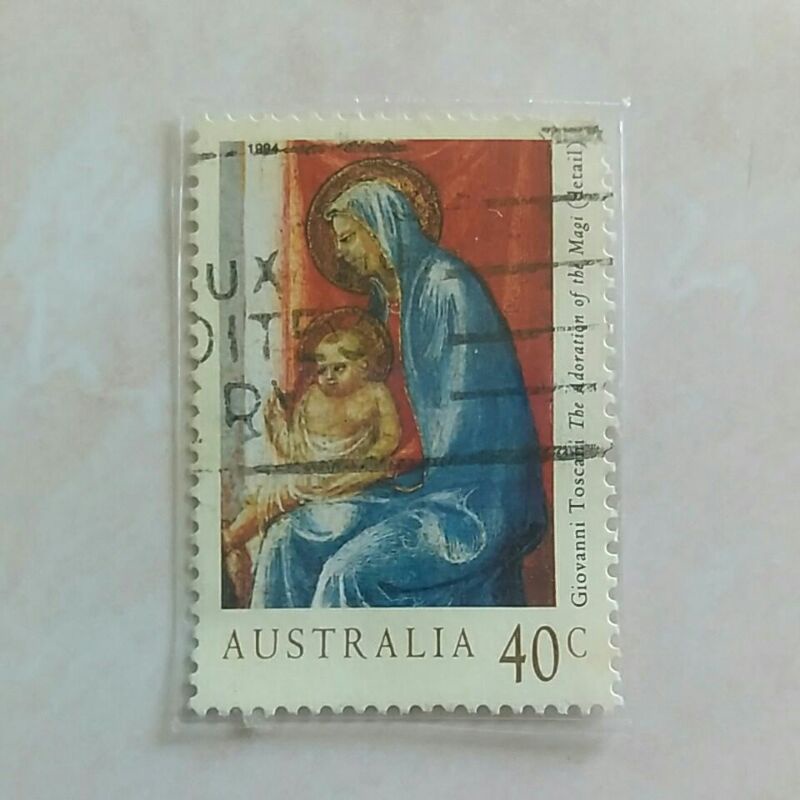 

(AA) Perangko Australia Christmas 1994 40c Used