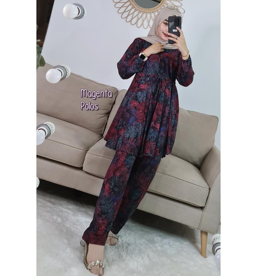 BELI Setcel Misbee / Setcel Misbi / Baju One Set Misbee / Setelan Celana Muslim / Baju Setelan Celan