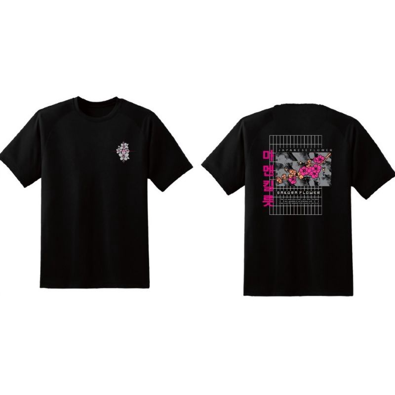 KAOS T-SHIRT/FLOWER KOREAN COSTUM/ KAOS PRIA.