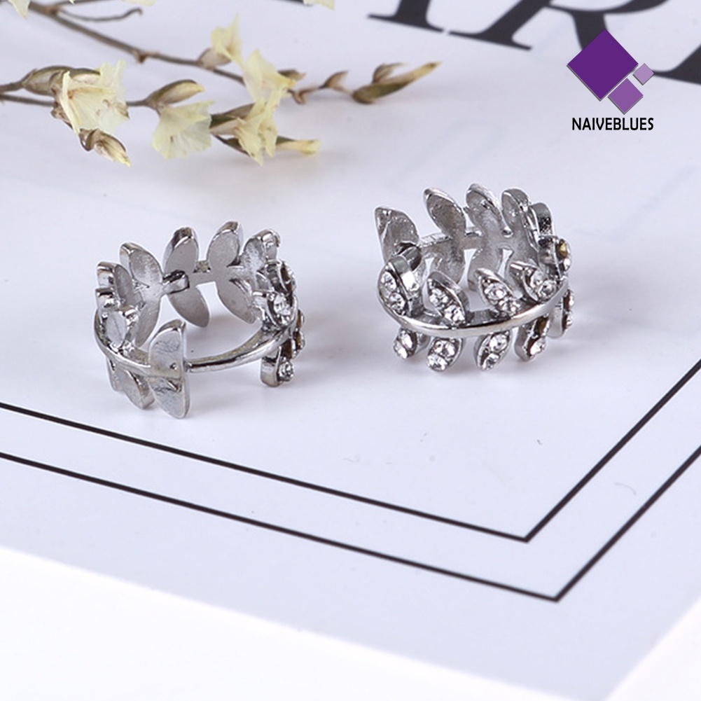 Anting Tindik Model Menjuntai Bahan Cubic Zirconia Untuk Wanita