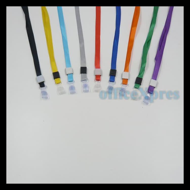 

Gantungan ID Card / Tali Badge ID Nylon Soft PVC Hook Combo HEMAT