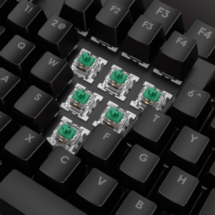 GATERON GREEN MECHANICAL SWITCH Clicky Switches Keyboard