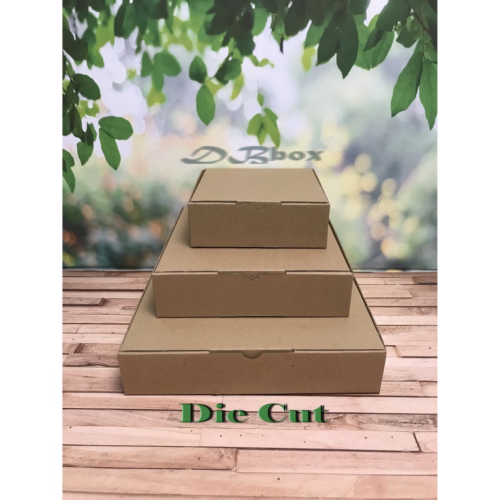 ( 10 Pcs ) Kardus  uk. 15x10x5 cm...Die Cut untuk kotak Aksesoris dll, model box pizza-5