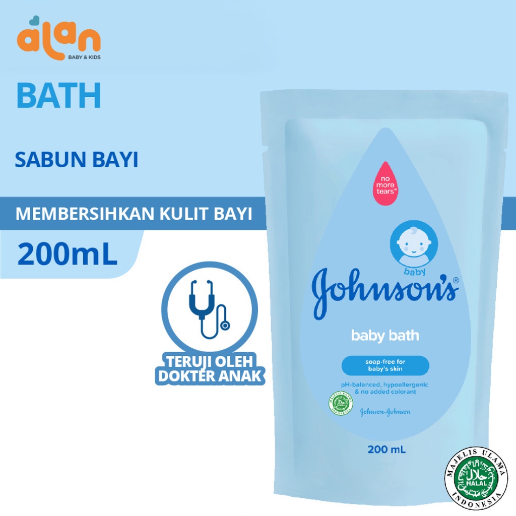 Johnson's Baby Bath All Variant Botol dan Refill 200ml