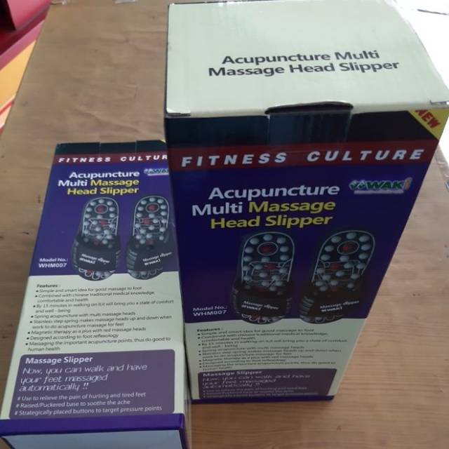 Sandal Kesehatan Waki Acupunture Multi Massage Head Slipper