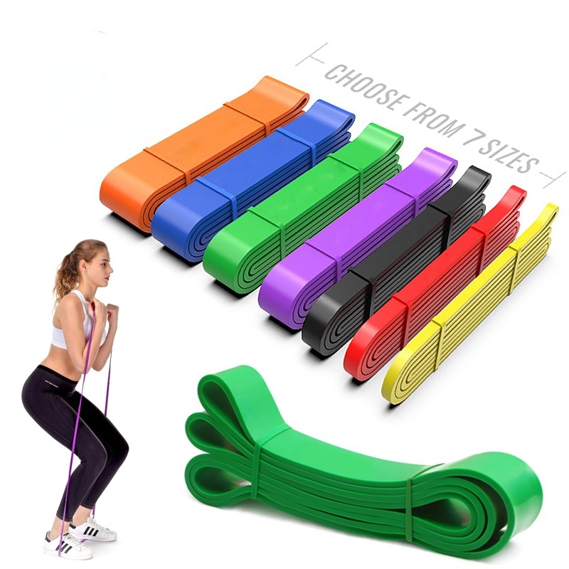 Resistance Band Elastis Untuk Latihan Pull Up / Pilates / Gym