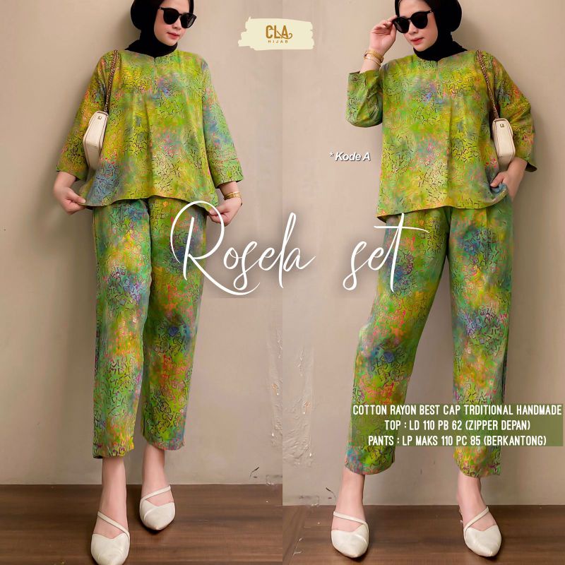 Rosela Set Atasan dan Pants by Cla Hijab
