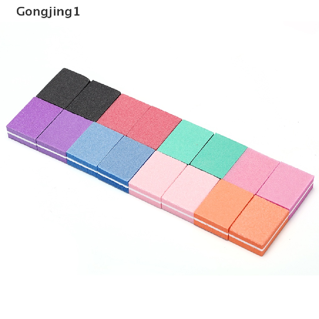 Gongjing1 50pcs Spons Kikir Kuku Untuk Manicure