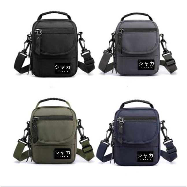 Tas Selempang Pria Shaka Multifungsi / Selempang Pria Korea Style