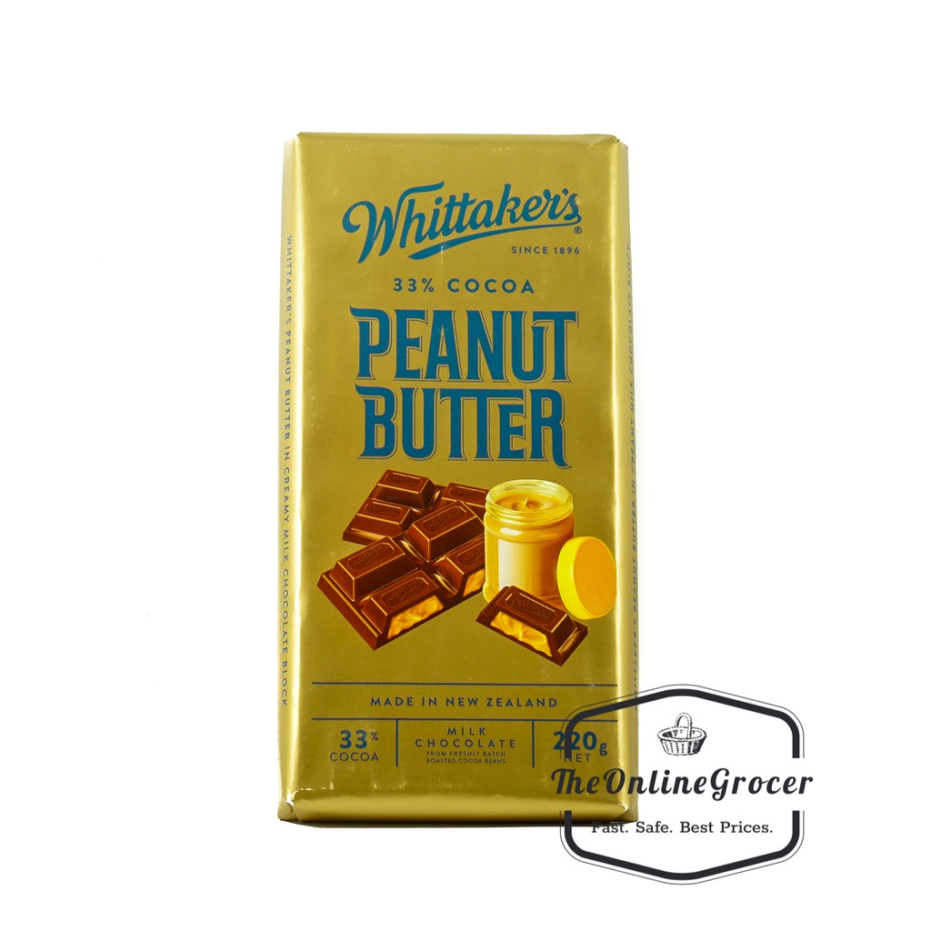 Whittakers Block Chocolate/Coklat batang 200g