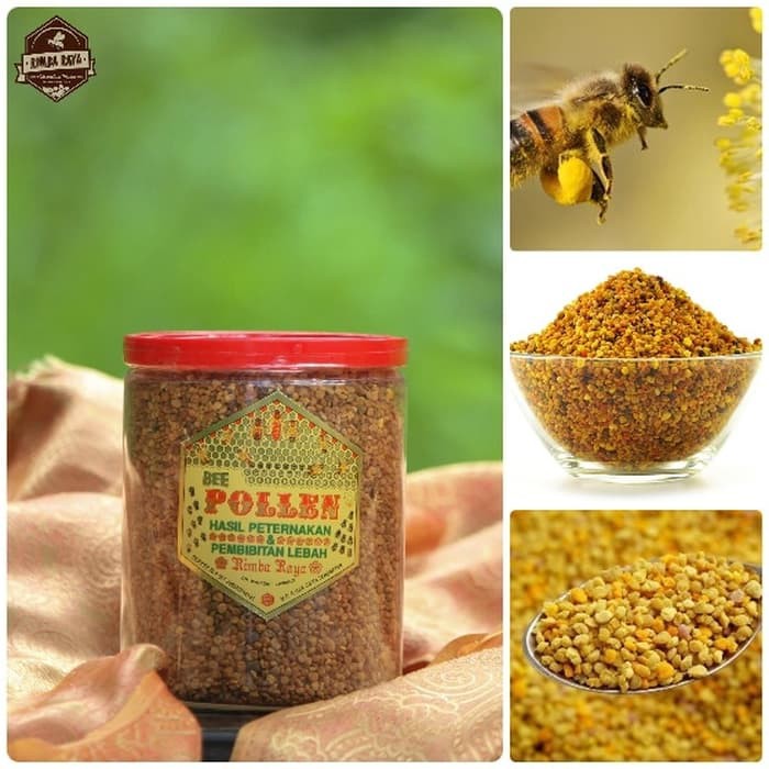 

HS Super Food Raw Organic Bee Pollen Bunga Hutan