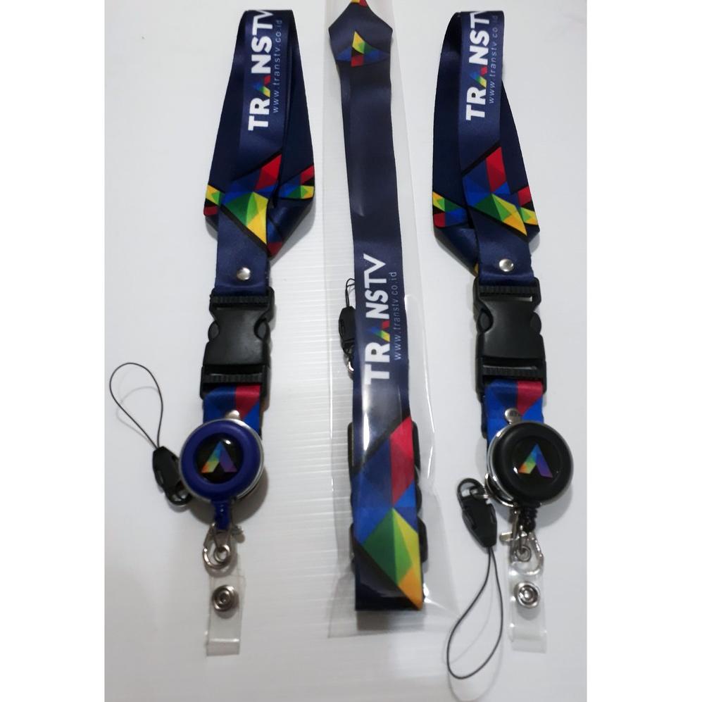 

9VY TRANSTV Lanyard ,Strap ID, HP/Flashdisk Printing Digital (Paket Lengkap Exclusive)✼ (Dijual Murah)Serba murah ↕