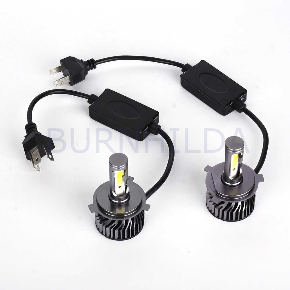 Lampu Mobil Headlight Car Fog Bulb LED COB H4 72W 8000LM mobil motor burnhilda