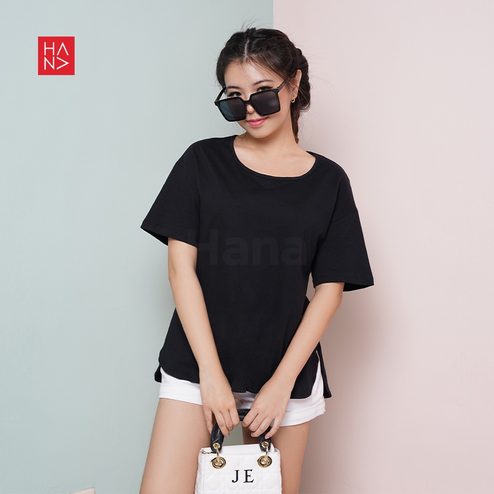 Hana Fashion - Clafita Cotton T-shirt Waniita Atasan Katun Wanita - TS261