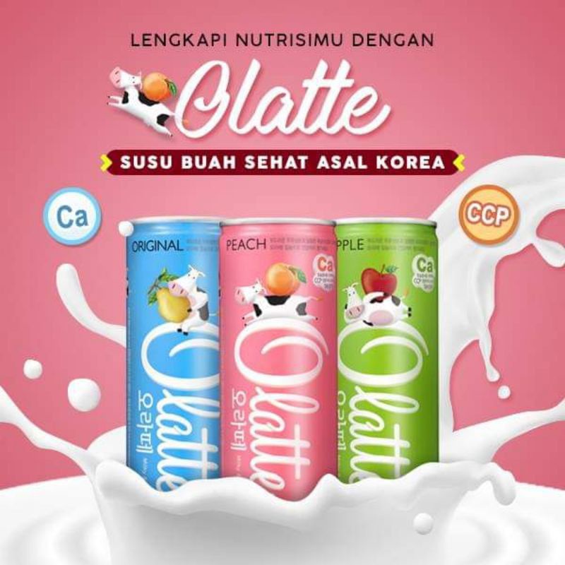 

Olatte milk drink korea susu buah korea halal 240 ml all varinat