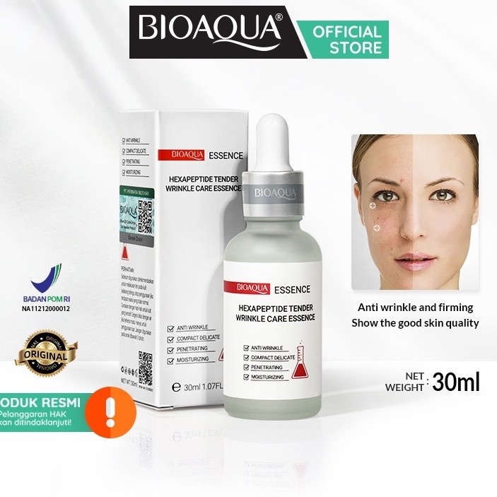 [BS] BIOAQUA Moisturizing Serum 30ml - BPOM | Serum Wajah / Pelembab Wajah