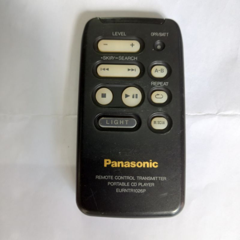 Remote PANASONIC Portable CD Player Original . EURNTR1026P .