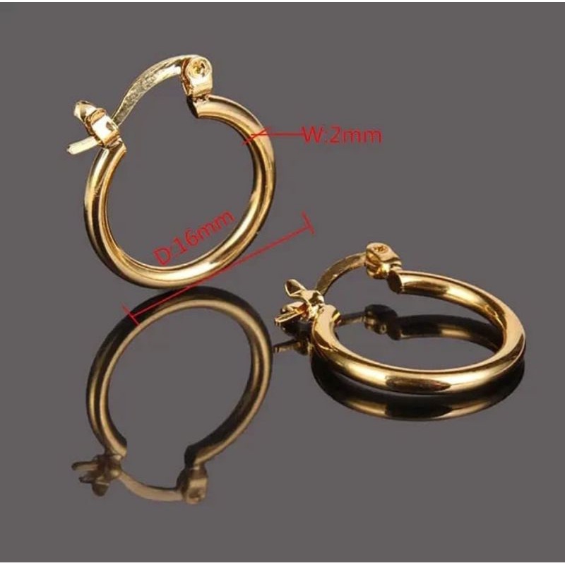 anting titanium bulat